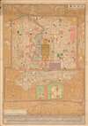 1914 Chung-Tung Lithography Map of Beijing, China