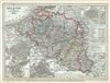 1853 Meyer Map of Belgium and Luxembourg