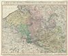 1789 Faden Map of Belgium and Luxemburg or the Low Countries under Austrian Possession