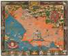 1930 Baltekal-Goodman Pictorial Map of Berkeley and Oakland, California