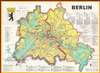 1962 JRO-Sonderkarte Multilingual Pictorial City Map of Berlin, Germany