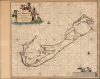 Pas Kaart van I. La Barmuda Anders Somer Islands int Groot Door Vooght Geometra. - Alternate View 2 Thumbnail