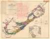 1880 Stanford Map of Bermuda Recording a 1921 Visit in Manuscript