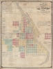 1874 J. S. Bird and Company City Plan or Map of Big Rapids, Michigan