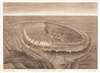 1879 Newton Bird's-Eye View of the Black Hills, South Dakota (Gold Rush)