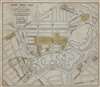 1901 Whitney Manuscript Map of the Back Bay Fens and Fenway - Kenmore, Boston, Mass.