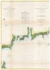 1860 U.S. Coast Survey Nautical Chart of Block Island and Newport Rhode Island