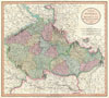 1801 Cary Map of Bohemia and Moravia ( Czech Republic )