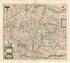1639 / 1680 Jansson Map of Bohemia