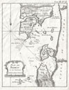 1764 Bellin Map of Bombay (Mumbai) India