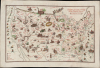 1926 McCandlish Manuscript Bootlegger's Map of the United States