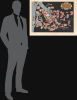 1943 Dratz Pictorial Cartoon Map Celebrating the Wines of Bordeaux, France