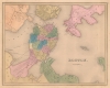 1838 Bradford Map of Boston, Massachusetts