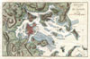 1807 Buache Map of Boston, Massachusetts