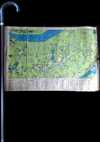 1940 Lufkin Cane Map of Boston, Massachusetts