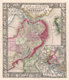 1866 Mitchell Map of Boston, Massachusetts