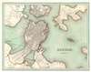 1838 Bradford City Map or Plan of Boston, Massachusetts