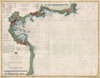 1877 U.S. Coast Survey Map or Chart of Boston Bay and Harbor