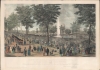 1849 Smith / Rowse View of Boston Common Water Celebration