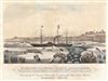 1876 Cunard Lines View of Boston, Massachusetts
