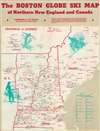1948 Harty Map of New England Ski Resorts
