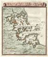 1763 Terreni Map of Boston, Massachusetts and its Vicinity