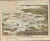 1920 Union News View Map of Boston Harbor and Cape Cod, Massachusetts