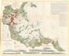 1857 U.S. Coast Survey Map or Chart of Boston Bay and Harbor, Massachusetts