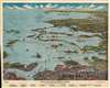 Bird's Eye  View of Boston Harbor along the South Shore to Provincetown. - Main View Thumbnail