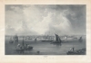 1857 J. W. Hill View of Boston Harbor