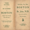 Bird's Eye Map Boston to St. John, N.B. Showing Steamboat Routes and Points of Interest. - Alternate View 1 Thumbnail