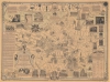 1947 Ernest Dudley Chase Pictorial Map of Boston, Massachusetts