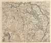 1721 De Wit Map of Brabant (Part of Holland and Belgium)