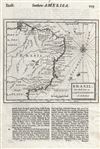 1701 Moll Map of Brazil