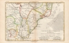1774 Bonne Map of Southern Brazil, Northern Argentina, Uruguay and Paraguay