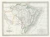 1843 Malte-Brun Map of Brazil