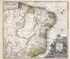 1730 Seutter Map of Brazil