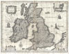 1631 Blaeu Map of the British Isles (England, Scotland, Ireland)