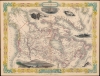 1851 Tallis Map of Canada or British America