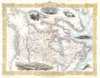 1849 Tallis Map of Canada or British America w/ Oregon
