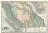 1894 Rand McNally Map of British Columbia, Canada