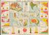 1903 Philip Map of the British Empire: Trade and Resource Infographic