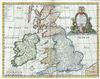 1712 Wells Map of the British Isles (England, Wales, Scotland and Ireland)