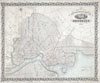 1863 McCloskey Pocket Map of Brooklyn, New York