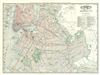 1891 Rand McNally Map or Plan of Brooklyn, New York