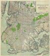 1911 Rand McNally Pocket Map of Brooklyn, New York