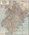 1898 / 1910 Servoss 'Daily Eagle' Map of Brooklyn