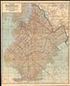 1898 Map of the Borough of Brooklyn Engraved for the Brooklyn Daily Eagle