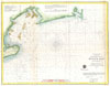 1859 U.S. Coast Survey Map of Bull's Bay South Carolina