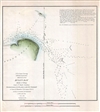1851 U.S. Coast Survey Map of Bull's Bay, Harbor of Refuge, South Carolina